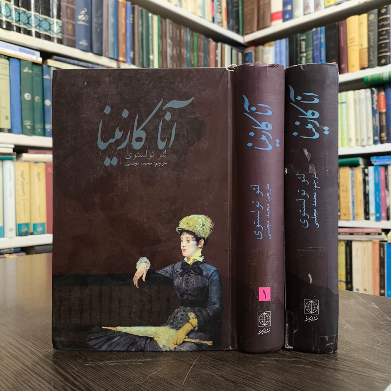 کتاب آناکارنینا نویسنده تولستوی  2جلدی