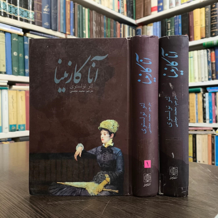 کتاب آناکارنینا نویسنده تولستوی 2جلدی