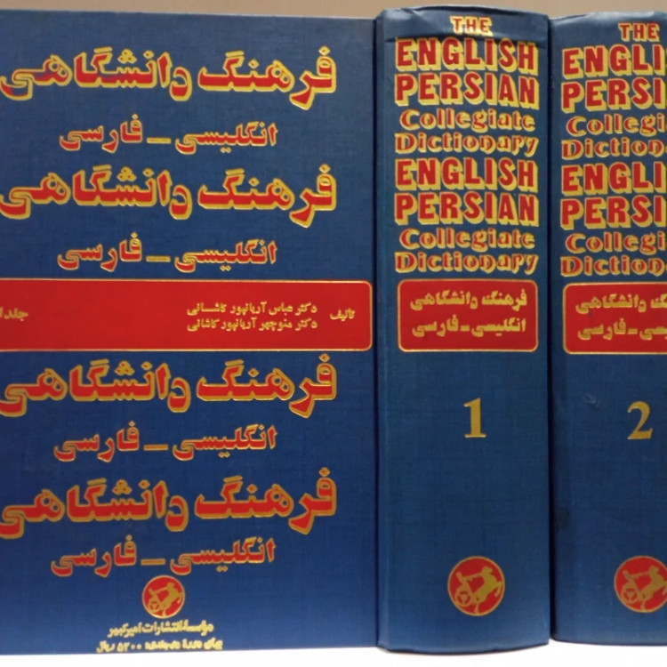 فرهنگ دانشگاهی انگلیسی فارسی دو جلدی عباس آریانپور کاشانی