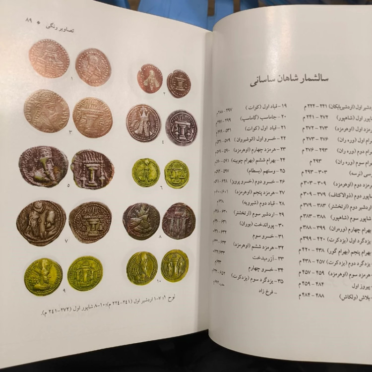 کتاب سکه های ساسانی نویسنده امین امینی