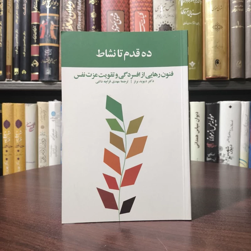 کتاب ده قدم تا نشاط نویسنده دیوید برن مترجم مهدی قراچه داغی