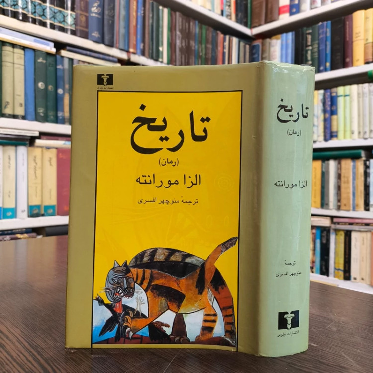 کتاب داستان زندگی یک زن نویسنده الزا مورانته ترجمه منوچهر افسری