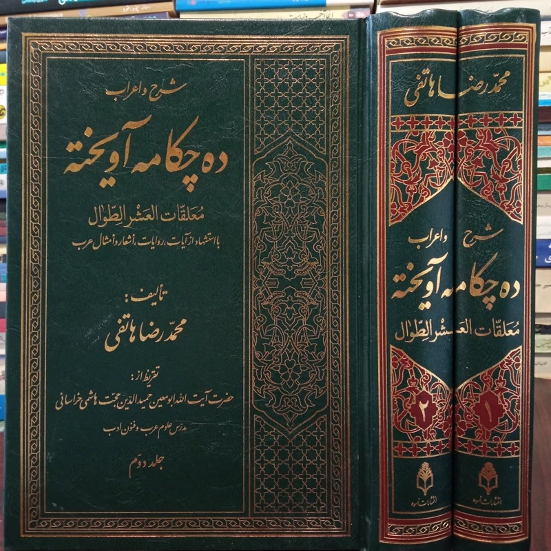 شرح و اعراب ده چکامه آویخته متعلقات العشر الطوال نویسنده محمد رضا هاتفی