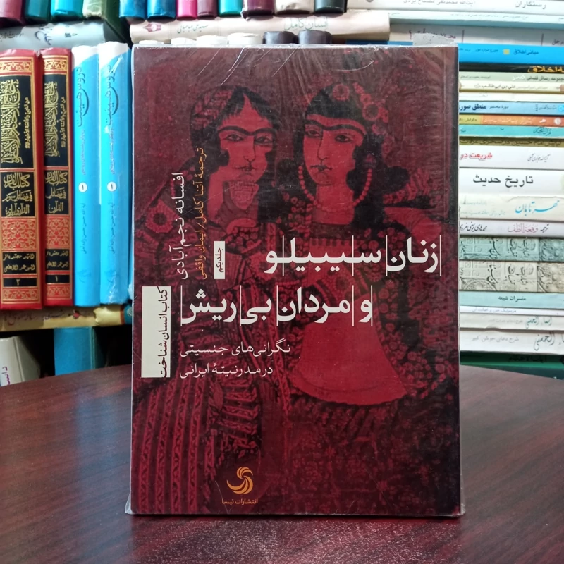 کتاب زنان سیبیلو و مردان بی ریش نویسنده افسانه نجم آبادی مترجم آتنا کامل ، ایمان وقفی