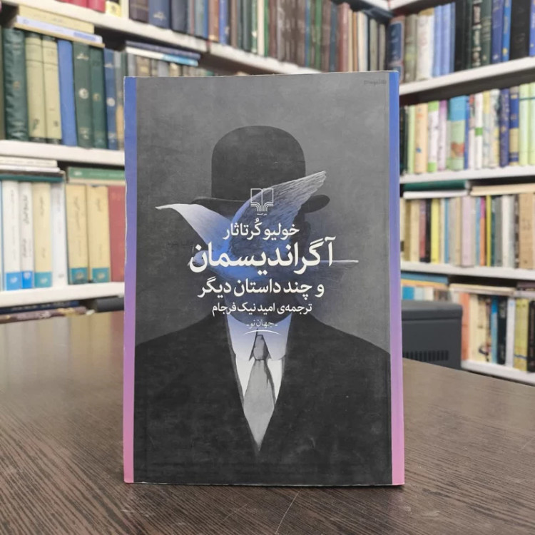 کتاب آگراندیسمان و چند داستان دیگر نویسنده خولیو کورتاسار مترجم امید نیک فرجام