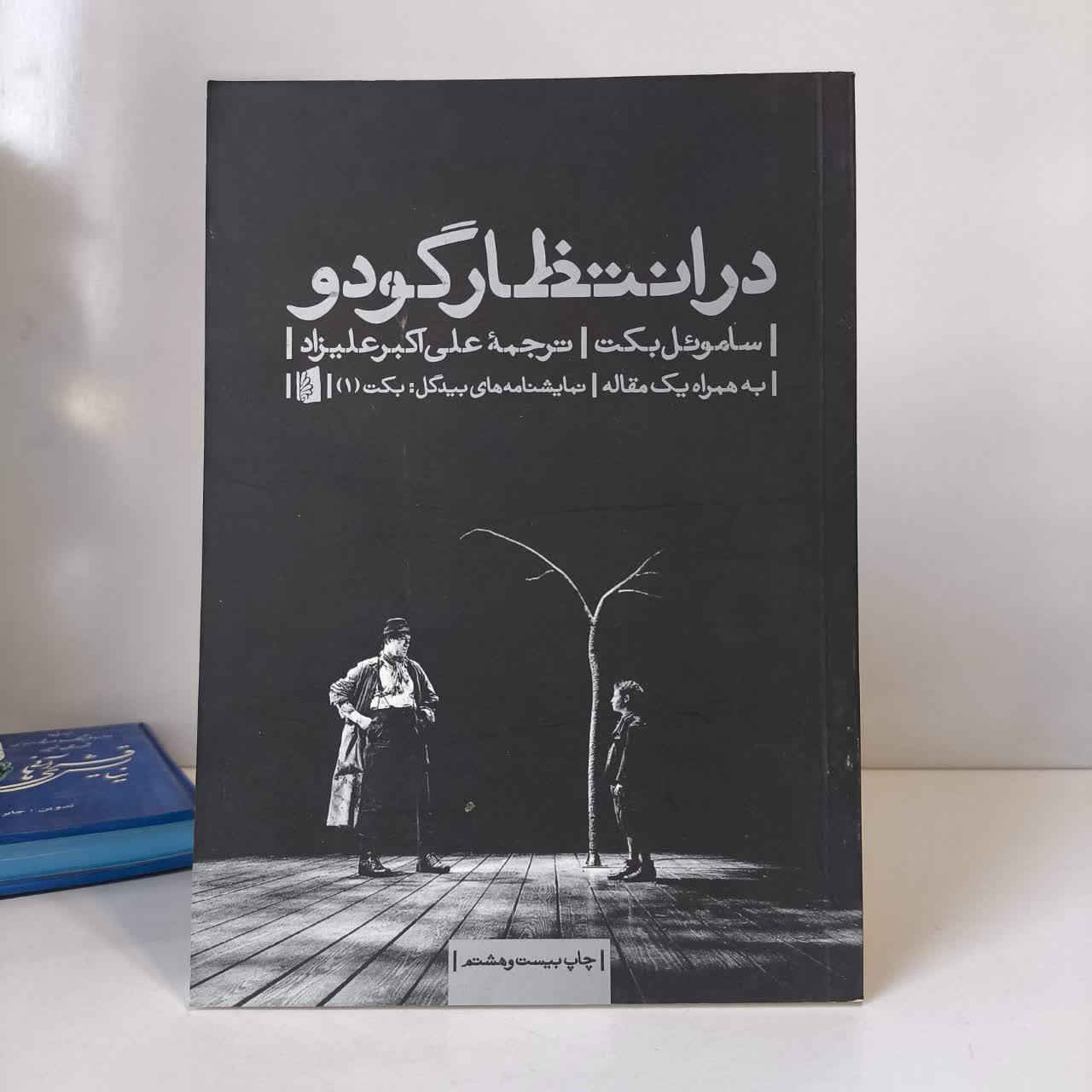 کتاب در انتظار گودو نویسنده ساموئل بکت مترجم علی اکبر علیزاد